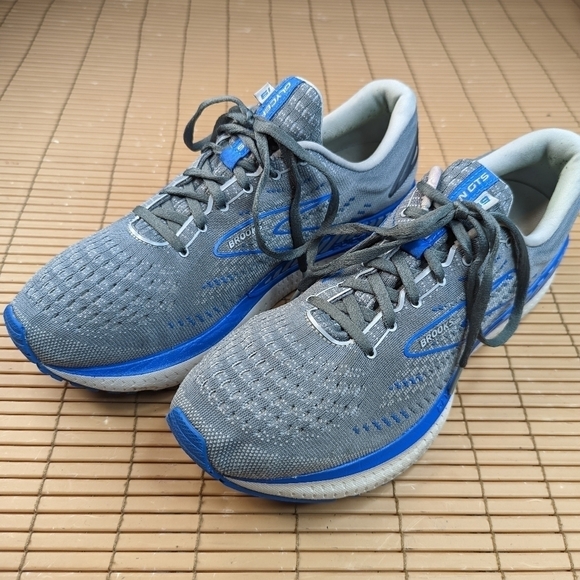 Brooks Glycerin 19 Men’s Running Shoes Size 11.D (Medium) Gray blue. Great condi - Picture 1 of 11